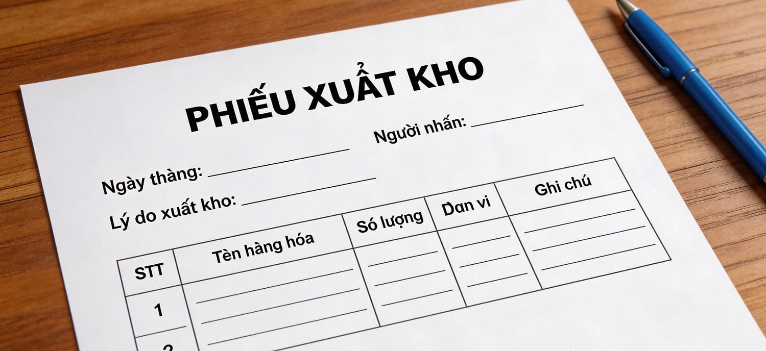 in phiếu xuất kho theo yêu cầu